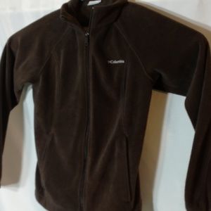 Columbia fleece jacket brown
